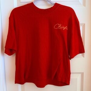 Kansas City Chiefs Embroidered Red Tee